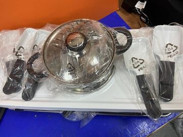 16-000205756: Gourmetmaxx raclette and fondue set