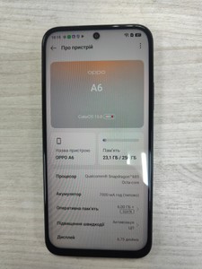 Б/в Мобільний телефон Oppo a6 6/256gb 01-200928019