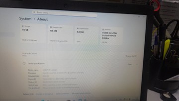 Б/в Ноутбук Lenovo 15/core i3 5005u ddr3/8gb ddr3/hdd 100 gb/*інтегрована 01-200930134