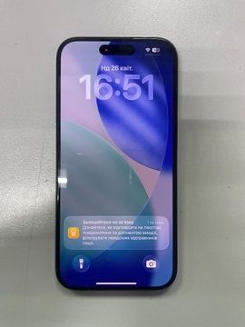 Б/в Мобільний телефон Apple iphone 15 pro 128gb esim 01-200918388