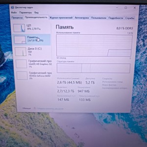 Б/в Ноутбук Hp 17/core i5 6200u ddr3/8gb ddr3/hdd *відсутній/ssd 240 gb/geforce 940m 2gb 01-200975574