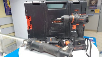 Б/в Набір інструментів Dnipro-M cd-201hbc compact / dga-201bc ultra / 2акб 4ah / зп + s-box m100 01-200974946