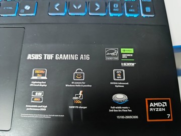 Б/у Ноутбук Asus 15/ryzen 7 260 ddr5/16gb ddr5/ssd 512gb/geforce rtx 5050 8gb 01-201007352