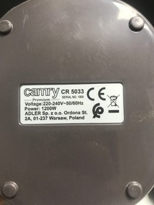 Б/в Праска Camry cr 5033 01-201013769