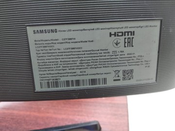 Б/в Монітор Samsung c27f396fhi 01-201063592