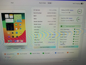 Б/в Планшет Apple ipad 6 gen 2018 32gb wi-fi + lte 01-201072940