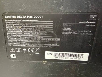 Б/в Зарядна станція Ecoflow delta max 2000 01-201067706