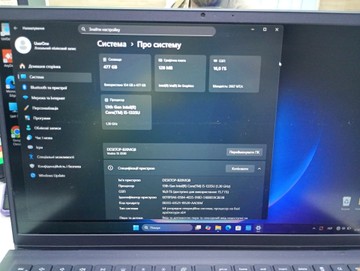 Б/в Ноутбук Dell 15/core i5-1335u ddr5/16gb ddr5/ssd 500 gb/*інтегрована 01-201086842