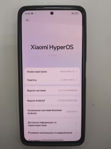 Б/в Мобільний телефон Xiaomi redmi note 13 4g 6/128gb 01-201101093