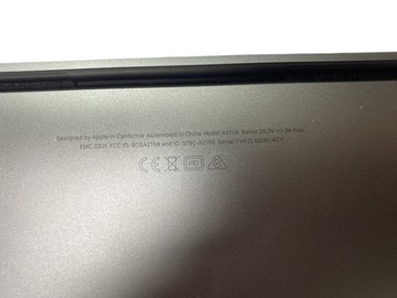 Б/в Ноутбук Apple macbook pro 2019 a2159 13,3" core i5 1,4ghz/ram 8gb/ssd 128gb/intel iris plus graphics 645 01-201093236