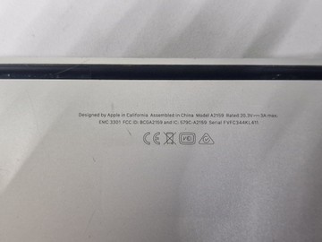 Б/в Ноутбук Apple macbook pro 2019 a2159 13,3" core i5 1,4ghz/ram 8gb/ssd 128gb/intel iris plus graphics 645 01-201150740