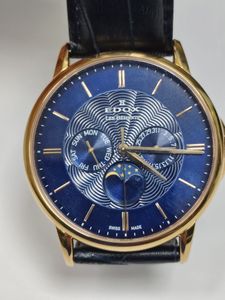 01-200753302: Edox les bemonts multifunction moon phase 40002 37r buir