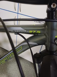 Б/у Велосипед Kinetic storm 27,5" 2023 / рама 19" зеленый 01-200812817