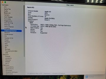 Б/в Системний блок Apple mac mini a2686 mmfj3 m2/8core/ram 8gb/ssd256gb 01-200771393