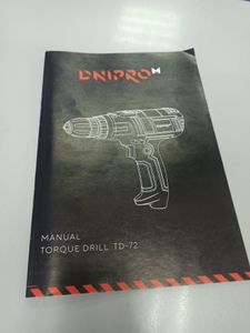 Б/в Шурупокрут Dnipro-M td-72 01-200840848