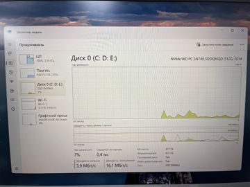 Б/в Ноутбук Acer 15/core i5-1235u ddr5/16gb ddr4/hdd *відсутній/ssd 512 gb/*інтегрована 01-200808138