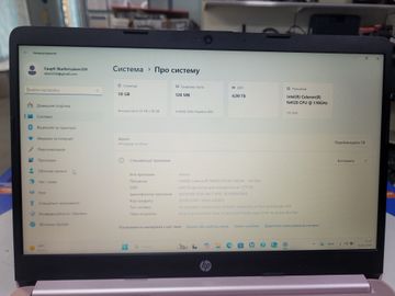 Б/в Ноутбук Hp 14/celeron n4120 ddr4/4gb ddr4/hdd *відсутній/ssd 64 gb/*інтегрована 01-200859611
