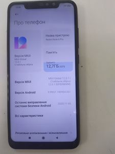 Б/в Мобільний телефон Xiaomi redmi note 6 pro 3/32gb 01-200882461