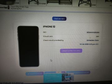 Б/у Мобільний телефон Apple iphone 12 64gb 01-200896479