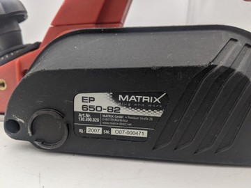 Б/в Електрорубанок Matrix ep 650-82 01-200950374