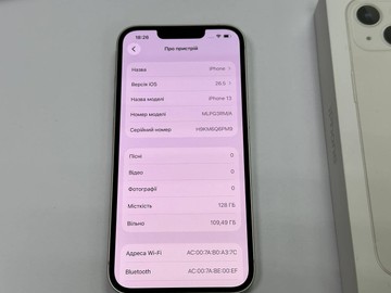 Б/в Мобільний телефон Apple iphone 13 128gb 01-200986780