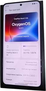 Б/в Мобільний телефон Oneplus nord 3 8/128gb 01-200979818