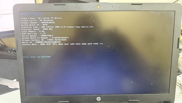 Б/у Ноутбук Hp 15/athlon 300u ddr4/4gb ddr4/hdd *відсутній/ssd 256 gb/*інтегрована 01-201013629