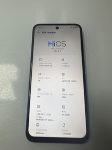 Б/в Мобільний телефон Tecno spark go 1 kl4 3/64gb 01-201011895