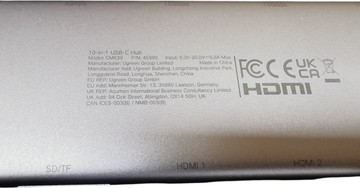 Б/в Usb-хаб Ugreen cm639 10-в-1 usb-c 01-200972967