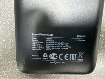 Б/в Повербанк Ttec powerslim 2bb185s 10000mah 01-201016911