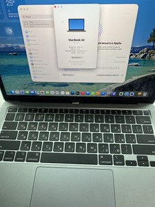 Б/в Ноутбук Apple makbook air 13,3"/apple m1/ram8gb/ssd256gb/7core gpu 01-201054555