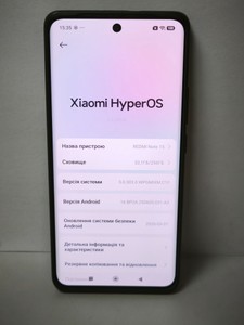 Б/в Мобільний телефон Xiaomi redmi note 15 4g 8/256gb 01-201146719