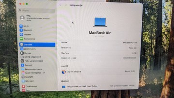 Б/у Ноутбук Apple macbook air 13,6" m2 2022 8/512gb 01-201183139
