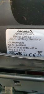 01-200555879: Hanseatic hvur4007bmc