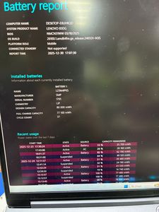 Б/в Ноутбук Lenovo 16/core i7-14650hx ddr5/32gb ddr5/hdd *відсутній/ssd 1000 gb/geforce rtx4070 8gb 01-200625236