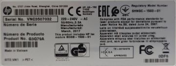 Б/у Принтер Hp laserjet pro m227fdn 01-200838559