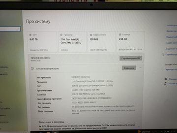 Б/в Ноутбук Dell 15/core i5-1235u ddr5/8gb ddr5/hdd *відсутній/ssd 240 gb/*інтегрована 01-200843193