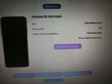 Б/у Мобильный телефон Apple iphone 15 pro max 256gb 01-200861440