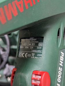 Б/у Перфоратор Bosch pbh 2000 re 01-200875066