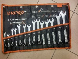 Б/в Набір інструментів Dnipro-M ultra spanner set 7-24 мм 14 шт 01-200897651