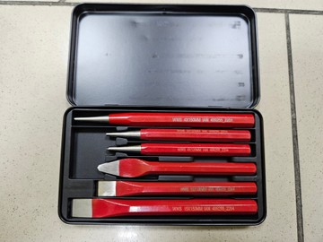 Б/в Набір пробійників Parkside combination striking tool set 6 штук 01-200930006