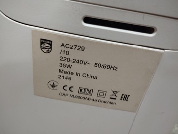 Б/в Очищувач повітря Philips ac2729 01-201002412