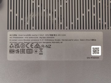 Б/в Ноутбук Lenovo 15/core i5-1235u ddr5/16gb ddr5/hdd *відсутній/ssd 480 gb/*інтегрована 01-201026245