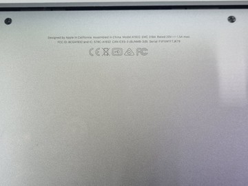 Б/у Ноутбук Apple macbook air a1932/13.3"/ core i5 1.6ghz/ram 8gb/ssd 128b/intel uhd grafics 617 01-201086620