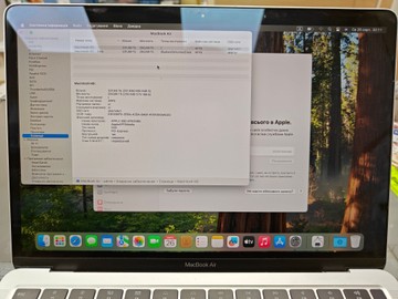Б/в Ноутбук Apple macbook air 13" 2020 a2179 core i3 1,1ghz/ram8gb/ssd256gb/intel iris plus graphics 01-201090565