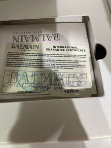 01-200533839: Balmain 3630.32.66.12