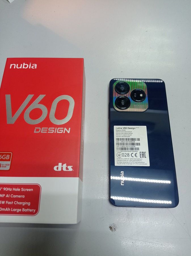nubia v60 design 6/256gb
