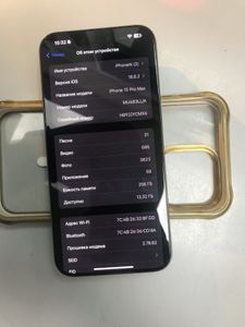 Б/в Мобільний телефон Apple iphone 15 pro max 256gb esim 01-200805309