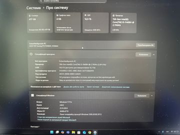 Б/у Ноутбук Asus 15/core i5-11400h ddr4/16gb ddr4/ssd 500 gb/geforce rtx3050 4gb 01-200828800