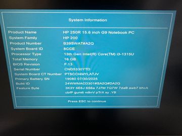 Б/в Ноутбук Hp 15/core i3-1315u ddr5/16gb ddr5/ssd 512 gb/інтегрована 01-200856900